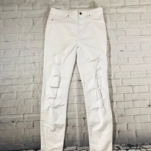 Urban Groove white ripped pants